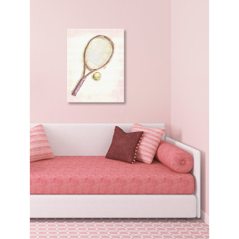 "Racket" by Reesa Qualia Print on Wrapped Canvas, 31" H x 24" W x 1.5" D
