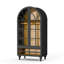 Armoire convertible arquée avec tringle à vêtements amovible, armoire de rangement multifonction