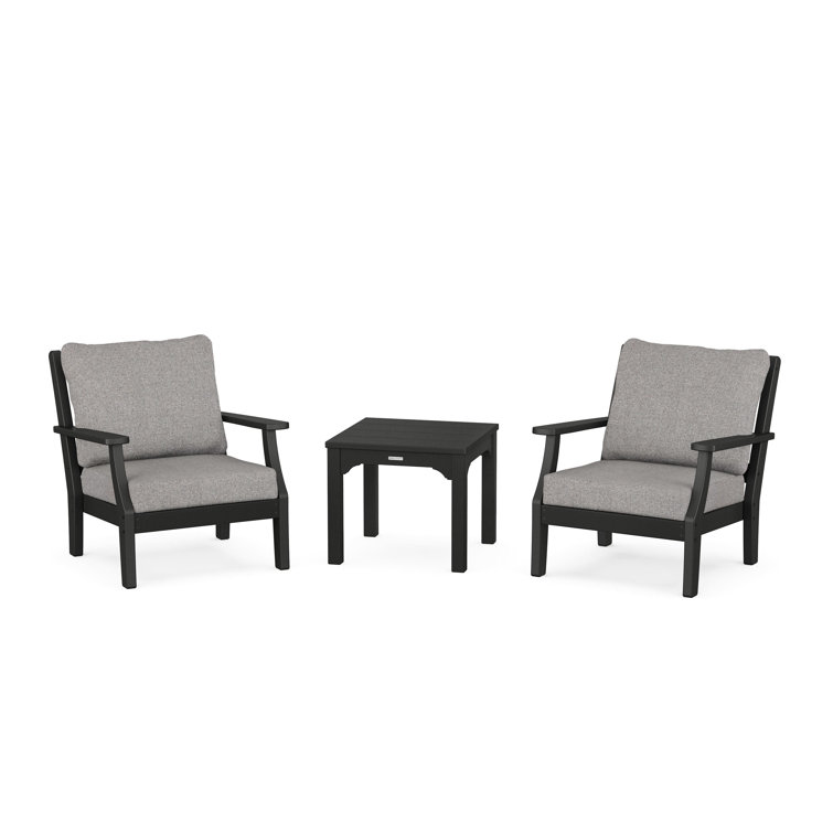 Martha Stewart By POLYWOOD 2 - Person Patio Conversation Sets with Cushions