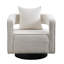 Fauteuil pivotant large de 29 po Caelyn-655602724