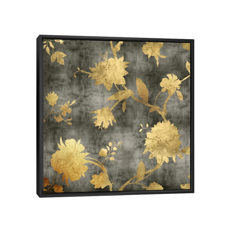 «Silhouette I», impression sur toile, H 18 po x l 18 po x P 1,5 po, Toile encadrée noire, Pas de tapis