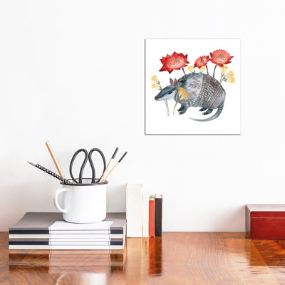 Armadillo by Lesia Binkin - Wrapped Canvas Painting