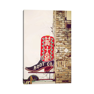 «Austin Neon» par Ann Hudec, reproduction d'art sur toile tendue