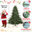 Arbre de Noël pleine forme avec 2673 pointes - aiguilles mixtes en PE / PVC-1864122022