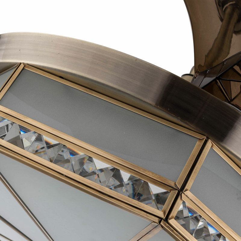 Ventilateur de plafond à DEL 4 pales avec télécommande Altamont