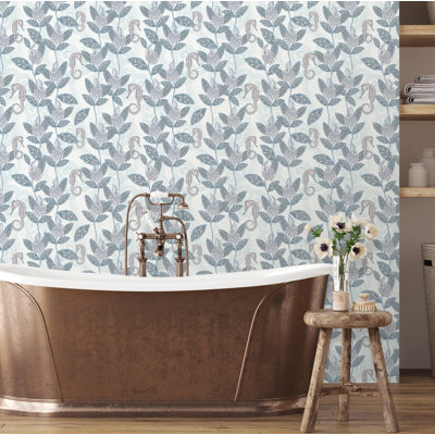 Rouleau de papier peint floral L 33 pi x l 20,5 po Yuki Osada