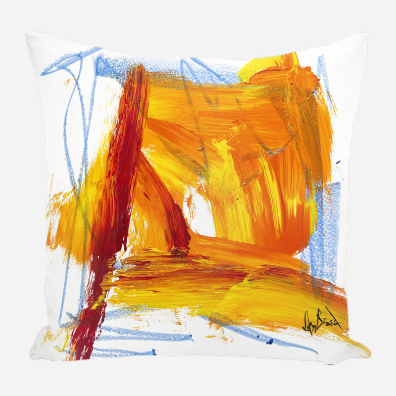 Linen Square Pillow Cover & Insert, 17" x 17"