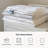 Delara Organic Merino Wool Duvet Insert - GOTS, OEKO-TEX & Woolmark Certified, 400TC Organic Cotton Shell, 500 GSM All-Season Warmth, Baffle Box Construction, Machine Washable - King-53545854