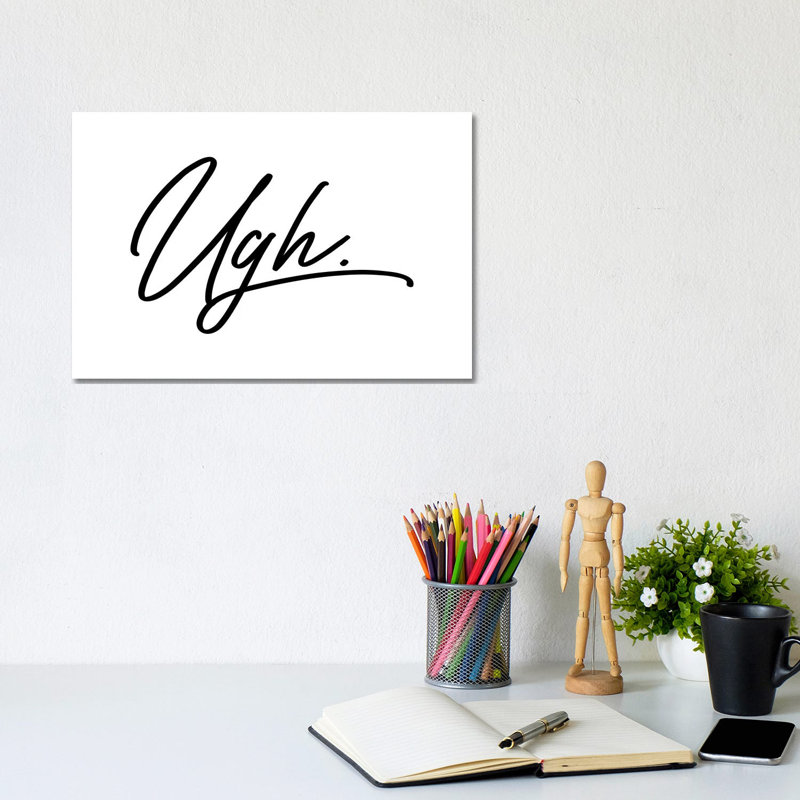 Ugh by Honeymoon Hotel - Wrapped Canvas Print, 20.32 cm H x 30.48 cm W