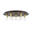 Plafonnier encastré 7 lumières 24 po Zaryk-1204943982