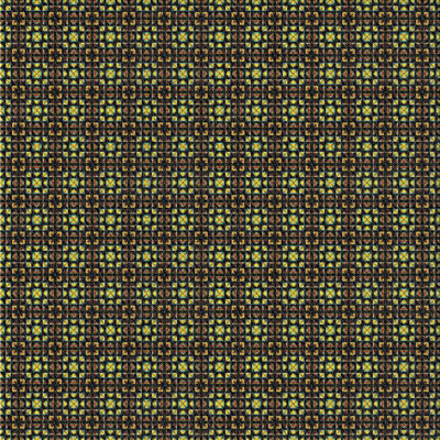 Tapis décoratif brun géométrique