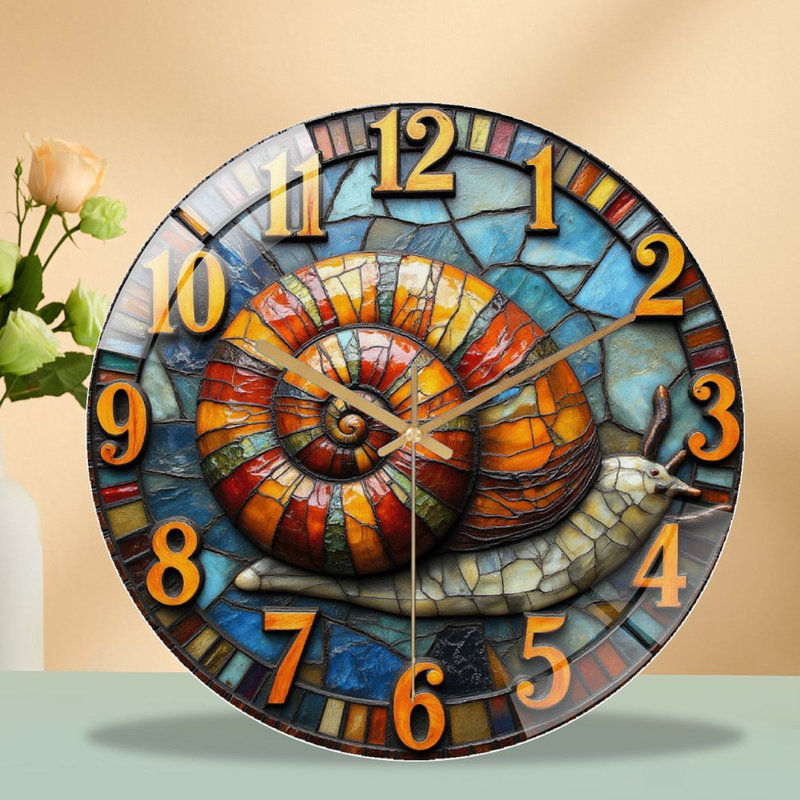 Horloge murale Snail