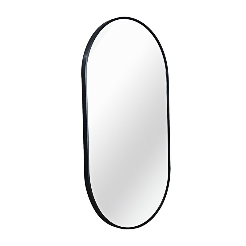 Metal Oval Mirror