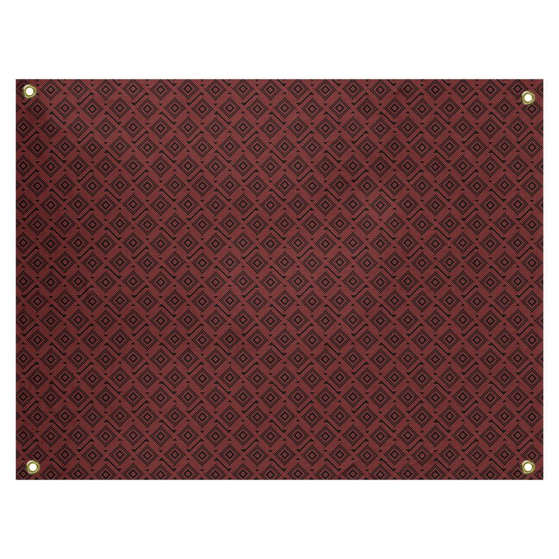 Tapisserie Avicia, Intérieur, H 91 po x l 107,5 po, Rouge