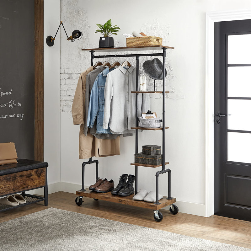 103.5 cm Rolling Clothes Rack