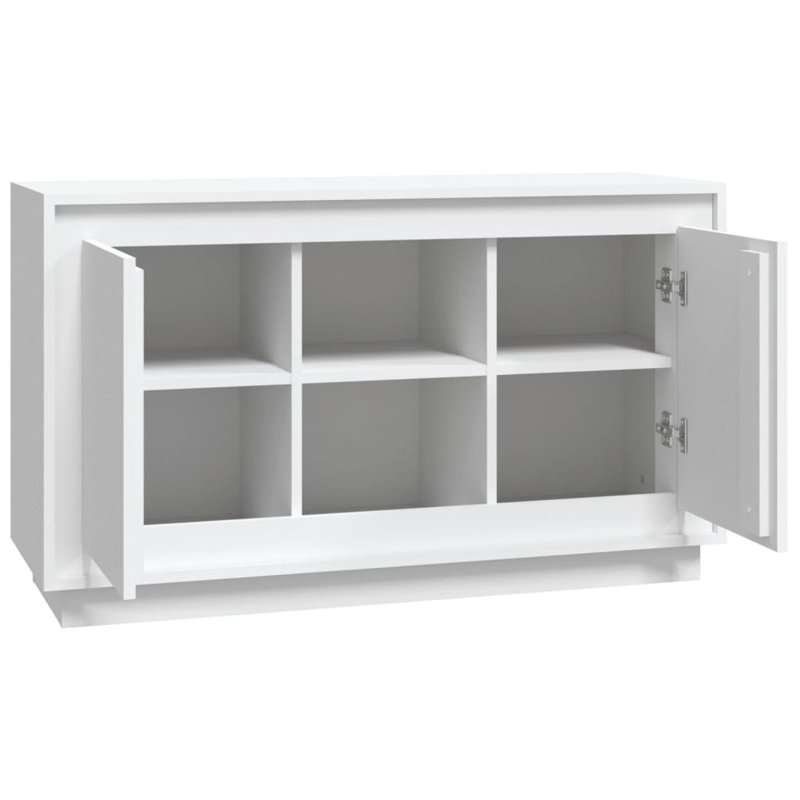 Lissi Sideboard 102x35x60 cm Engineered Wood, White