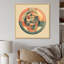 Sacrée mystère rétro Alchimie mandala sur toile-2089543968-1897322214