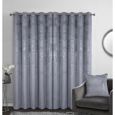 Marble Splash Room Darkening Curtain Panel Pair