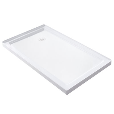 Cabine de douche rectangulaire 60" x 77,5" avec base incluse Langham
