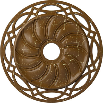 26 médaillon de plafond Loera de 26 5/8 po x 4 1/2 po x P 1 3/8 po (convient aux auvents jusqu'à 6 1/4 po)