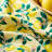 DRAPER JAMES Lemon Blossom Kitchen Towel 3-Pack Set, Absorbent 100% Cotton, Yellow/Green, 17"x28"