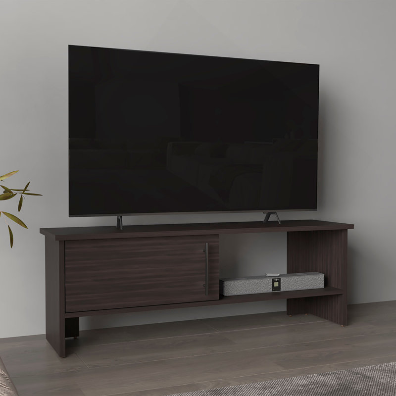 Meuble télé, 1 porte, 1 tablette