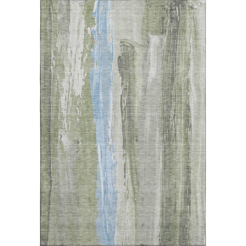 Premium Machine Washable Arnoldina AMF1845 Abstract Rug, Rectangle 8' x 10'