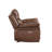 Sadarius Polyester Fabric Upholstered Glider Recliner-1491742928