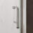 30"-32"W X 72"H Semi-Frameless 180° Rotatable Pivot Shower Door Bifold Frameless Shower Door With 1/4 Inches Tempered Glass-120343712