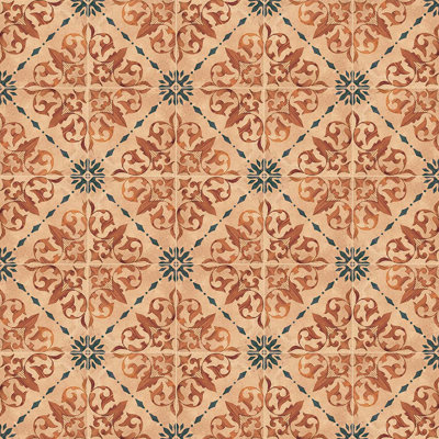 Cotto Rosa 4,5 x 4,5 motif Greta