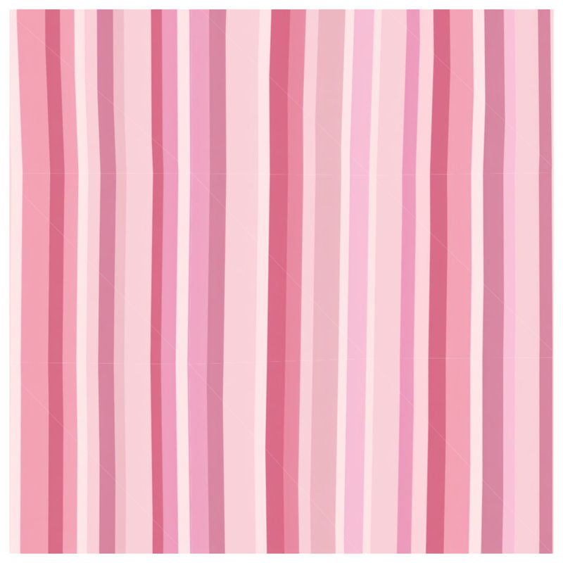 Coussin Stripes, Rayure rose, Carré 26 po