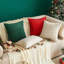 Striped Square Cushion Cover-717624748