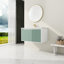 36 '' Wall-Mounted Bathroom Vanity With Ceramic Sink, Bathroom Vanity With Soft Close Door
