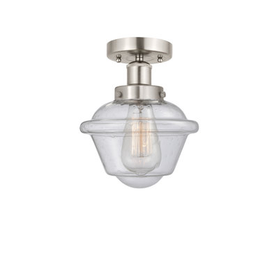 Plafonnier semi-encastré en verre Grourke