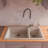 33.88'' L Double Bowl Granite Kitchen Sink-20524776
