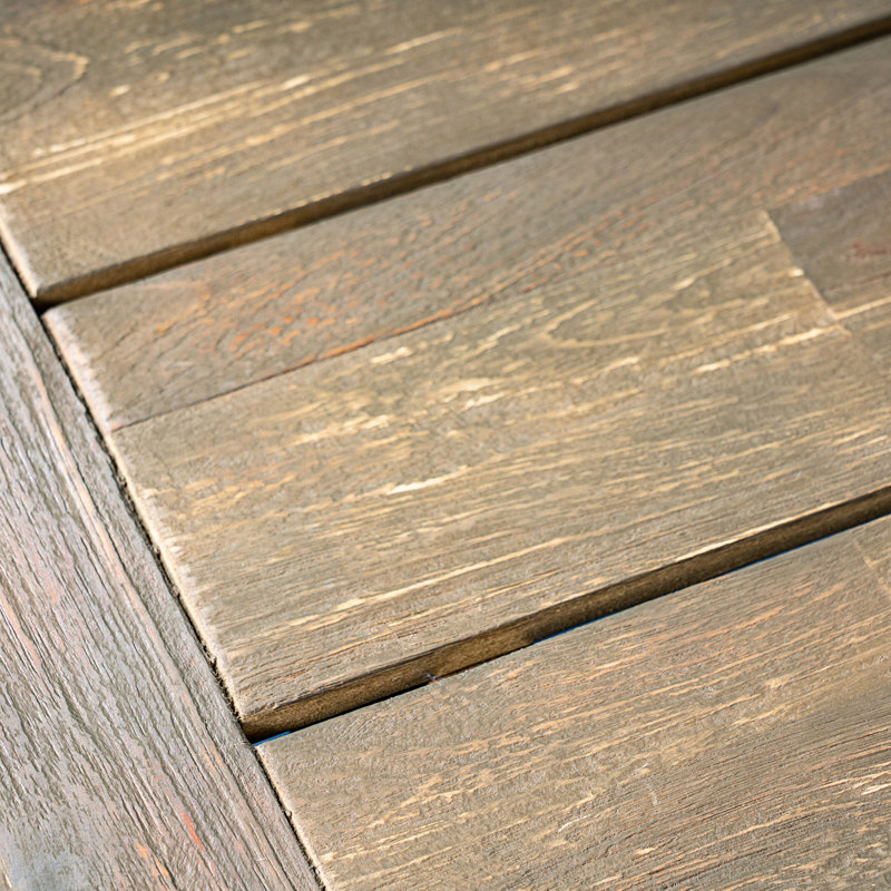 Table de salle à manger d'extérieur en bois d'acacia