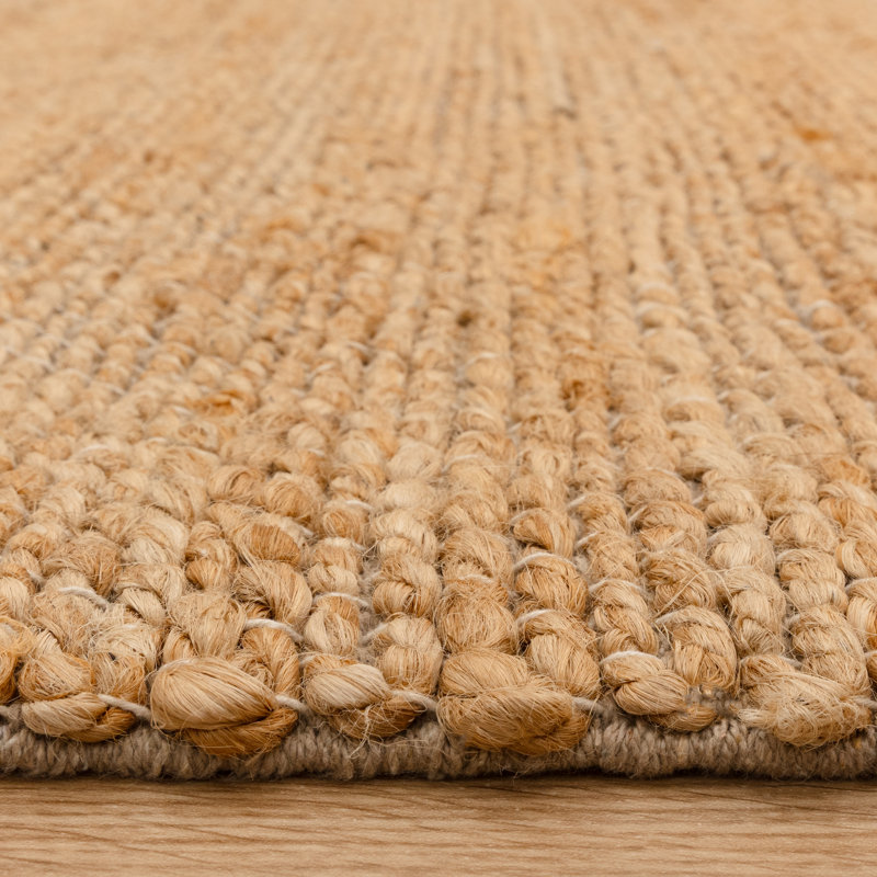 Raasch Natural Jute Area Rug, Natural, Rectangle 160 x 230 cm