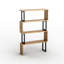 Afolarin 128cm H x 80cm W Metal Bookcase