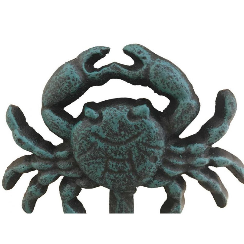 Crochet mural crabe Jonette, Bleu Seaworn