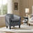 Seldon 28'' H Vegan Leather Barrel Chair-134847906