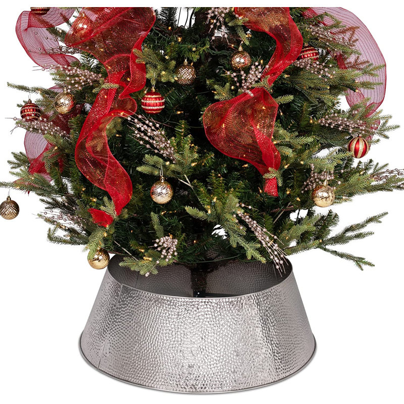 Protège-arbre à base d'eau Skirt Decor, Argent