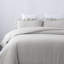 Ensemble de housse de couette 100% lin 100% lin français | Bride élégante à volants de 3 po | Certifié OEKO-TEX -1239893262-1235688765