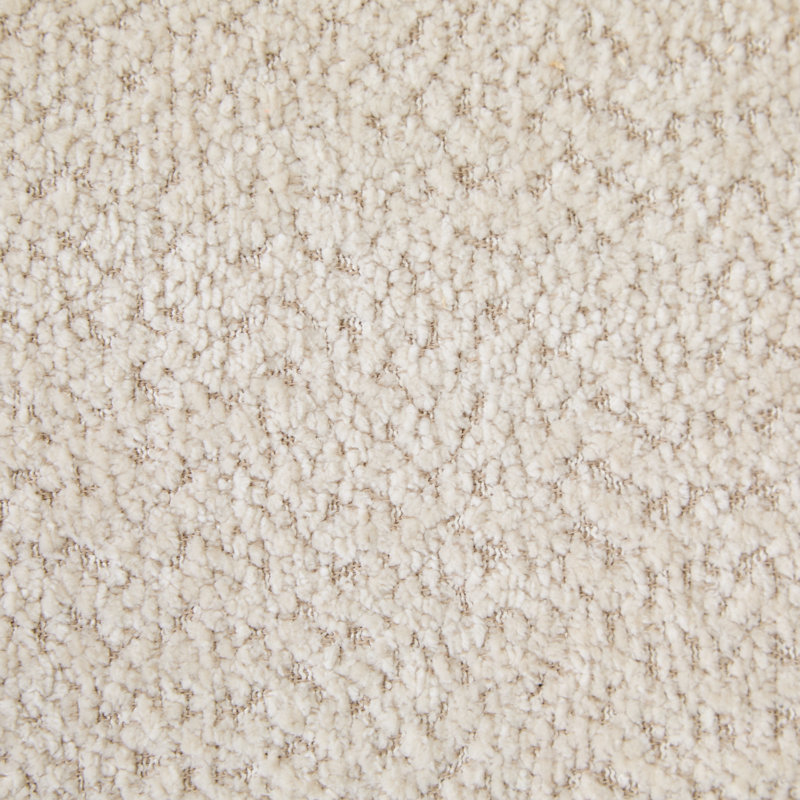Chaise longue incurvée avec pieds robustes, Beige