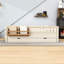 Lit en bois avec bibliothèque et lit gigogne simple TG-130036238-130036234