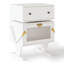 Anabelia LED Robot End Table with 360° Rotation-601783812
