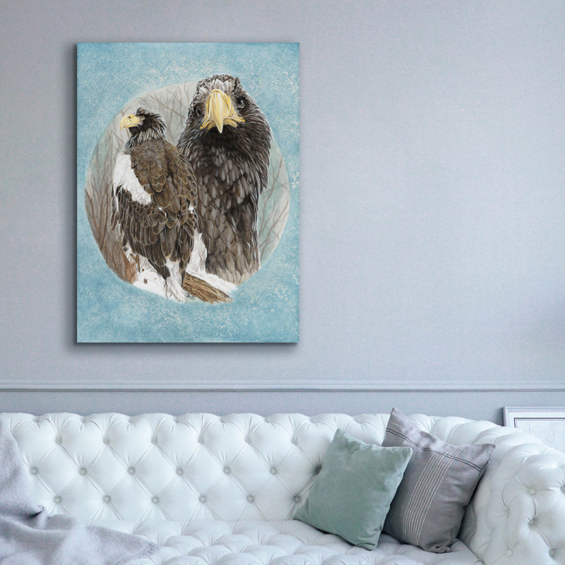 «Chasseur» par Barbara Keith, art mural sur toile, H 54 po x l 40 po