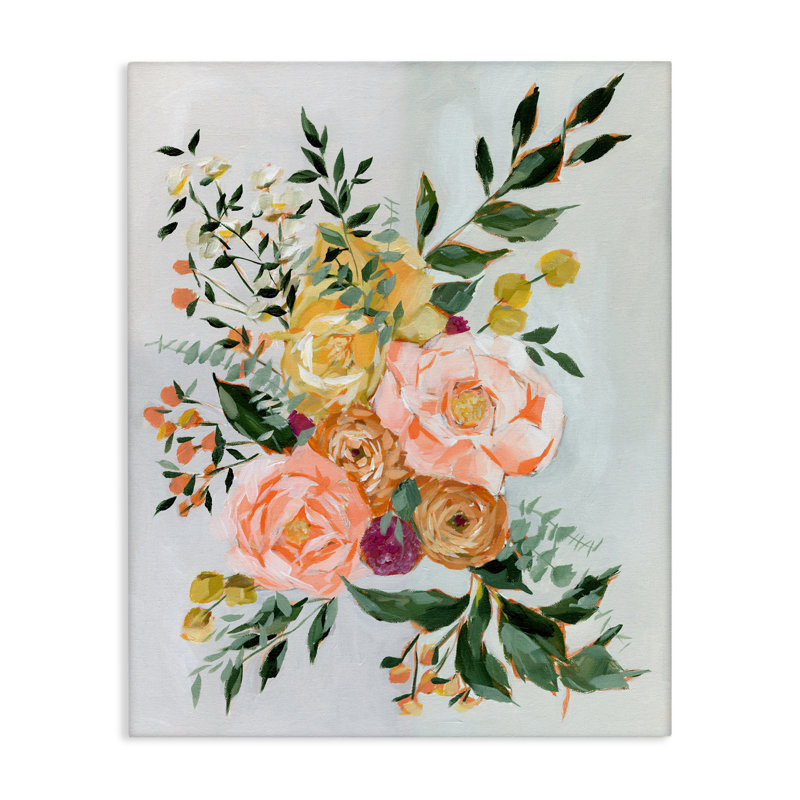 Paquet de fleurs brossées, conception par Annie Quigley, H 20 po x l 16 po