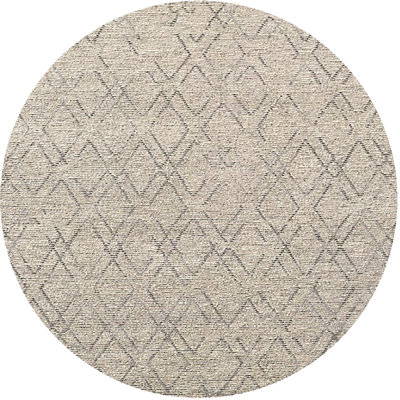 Tapis beige à motif géométrique Menguc