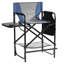 Chaise de réalisateur pliante en fer de 26 po avec porte-gobelet intégré, table d'appoint et pochette de rangement-622272759