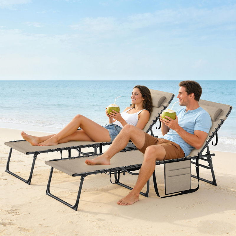 Sun Lounger, Beige